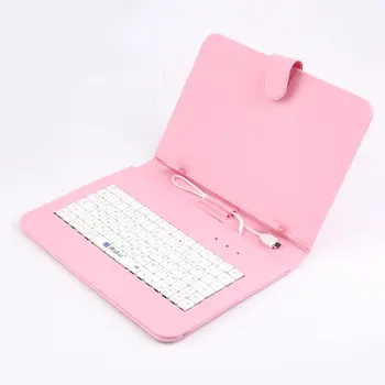 

9 Inch Mobile Phone Tablet Android Mk Cross Pattern Keyboard Leather Durable Case Black (Russian Version)