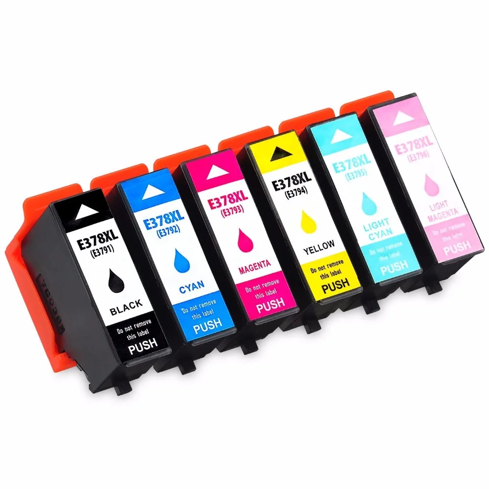 INK WAY 2018 new product compatible ink cartridge for epson 378XL T3781 T3791 works with xp 8500