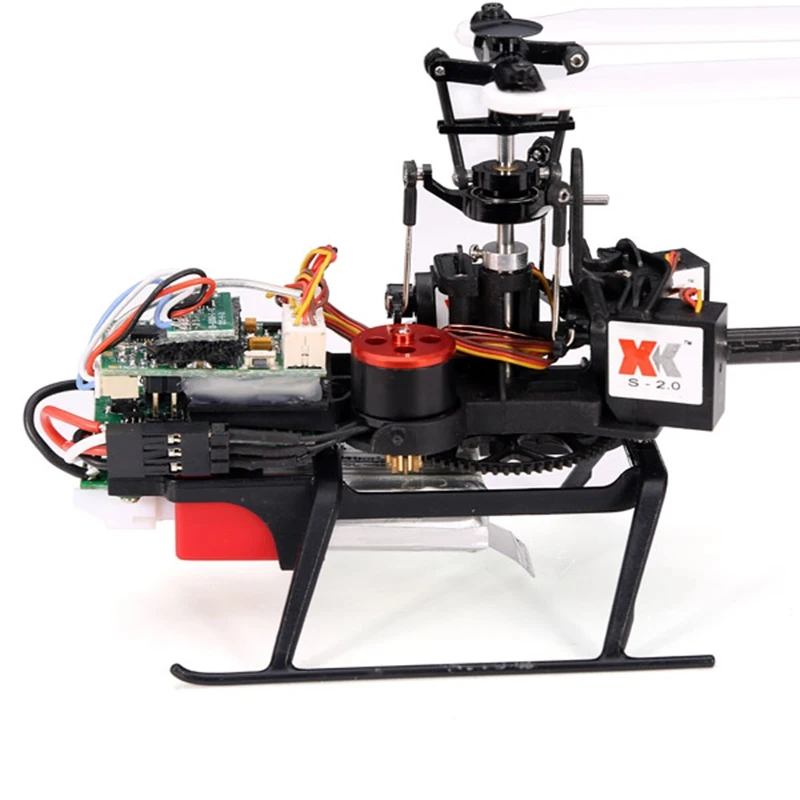 XK K120 Shuttle 6CH бесщеточный 3D6G система RC вертолет BNF для детей Детский пульт