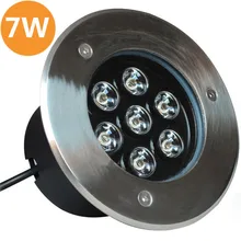 10 шт./партия напольные светильники пол для террасы 7 Вт led grondspot led наземный алюминиевый сад Led подземный свет IP65 AC85~ 265 в