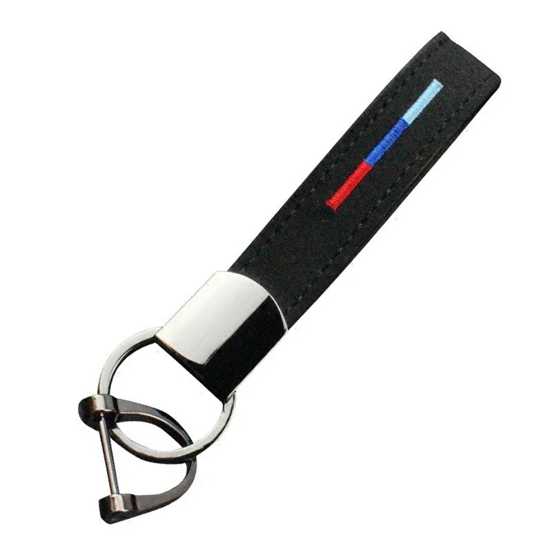 

Car keychain Buckskin leather key holder keychain for Mercedes BMW Chaveiro The national flag of Italy Germany car sty