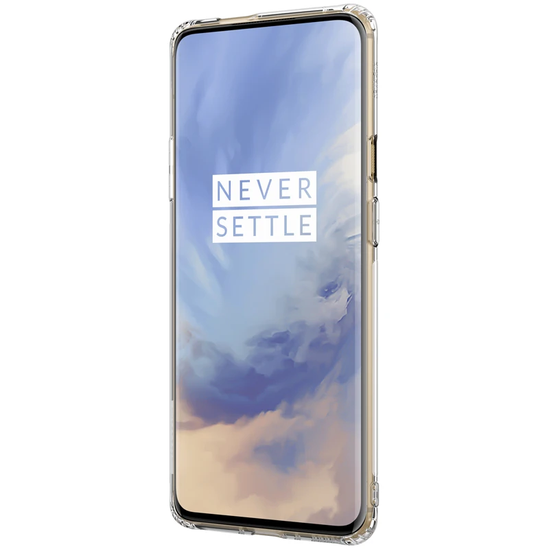 Мягкий чехол Nillkin Nature из ТПУ для Oneplus 7 7T Pro тонкий силиконовый прозрачный One plus