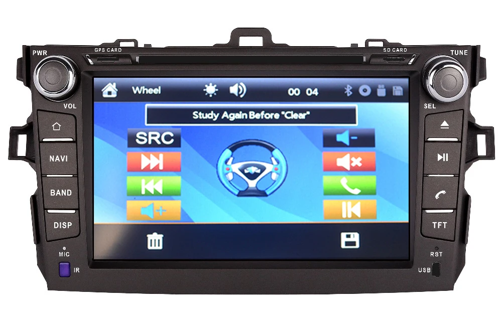 Perfect 8" Car DVD player with GPS(optional,audio Radio stereo,BT/TV,car multimedia headunit for TOYOTA COROLLA 2006 2007 2008 2009 2011 5