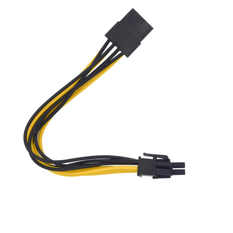 8 дюймовый Molex контактный PCI Express к Pcie (6 + 2) Компьютерная материнская плата