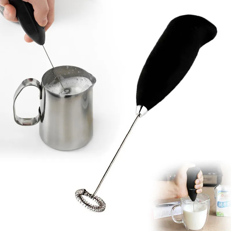 

Professional Fancy Coffee Tools Automatic Foam Maker Mini Electric Mixer Multi Colors Electric Coffee Foam Maker 301-0444
