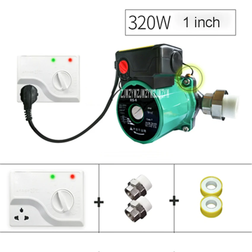 Бытовая отопительная циркуляционный насос 320W 3-Скорость переменной Скорость циркуляционный насос Система нагрева циркуляции Аксессуары для молокоотсосов 220V