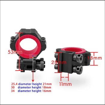 

Universal scope Ring angle indicator special made Fit 30mm/25.4mm/34mm Scope Mount Rings for optical scope sight Hunting parts