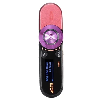 

8GB USB Disk Pen Drive USB LCD MP3 Player Recorder FM Radio mini SD / TF, Pink