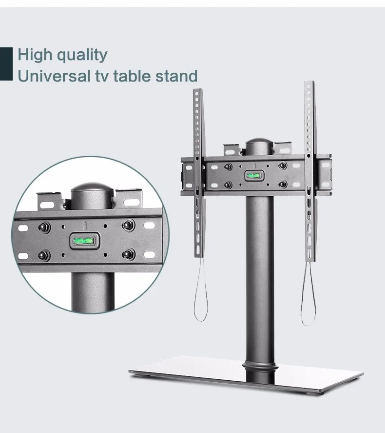 Универсальный ТВ настольный монитор Подставка стабильная и безопасная ТВ напольная подставка для плазменного светодиодный ЖК-телевизора от 2" до 55" до 110 фунтов