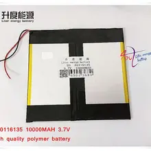 3,7 V 10000mAh 40116135 NTC; полимерный литий-ионный/литий-ионный аккумулятор для планшетных ПК, банка питания, сотового телефона