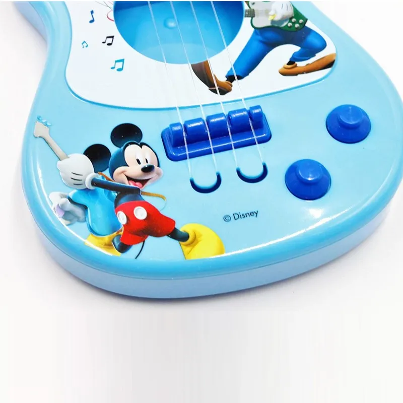 Дисней Микки Маус и принцесса 4 струнные игрушки мини-гитара детский музыкальный инструмент обучающая игрушка Детские интеллектуальные игрушки