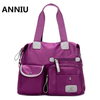 

Women Handbag Large Capacity Casual Messenger Bags female Nylon Waterproof Vintage Crossbody Shoulder Bag travel bag bolso mujer
