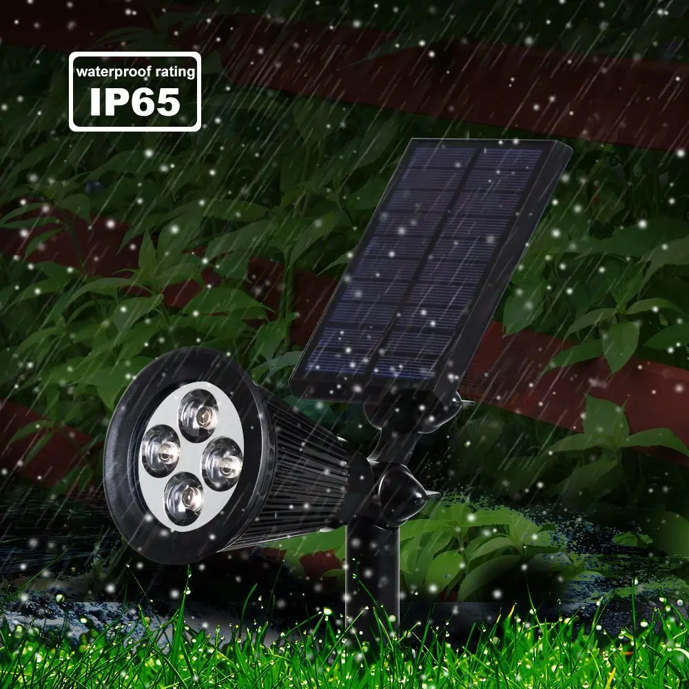 Água ao ar Ip65 à Prova T-sunrise Pacote Solar Powered Jardim Holofotes Super Brilhante Dwaterproof Livre Led Luz Azul Cor 2 7 T SUNRISE 2 pacote solar powered jardim