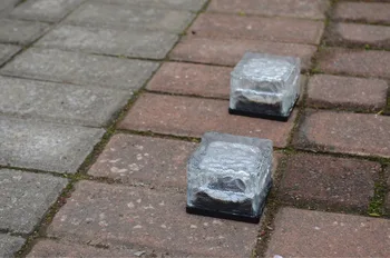 

led Outdoor solar underground light waterproof garden lawn lamp glass brick brick floor lamp