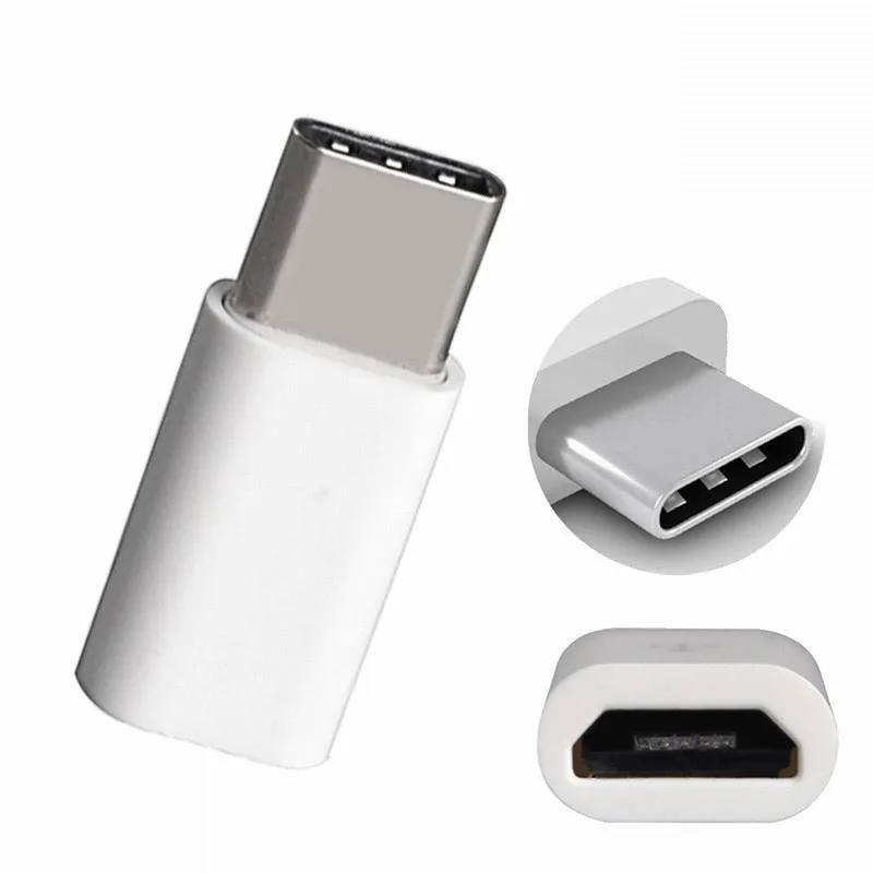 100 шт. Micro USB к Тип-C Тип C зарядный кабель адаптер конвертер Разъем для MacBook Nexus 6 P xiaomi mi4C samsung S9 S8 Примечание 8