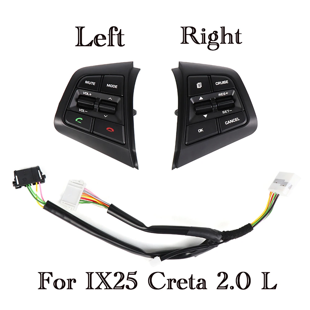 

Steering Wheel Cruise Control Buttons For Hyundai Creta ix25 1.6L 96700C90004X 96710C90004X 96710C90104X