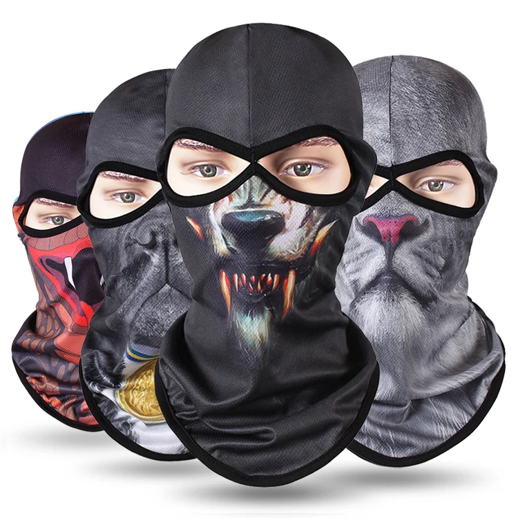 

New Balaclava Animal Motorcycle Mask Tactical Balaclava Face Shield Breathable Face Mask Motorcycle Biker Moto Helmet Skull Mask