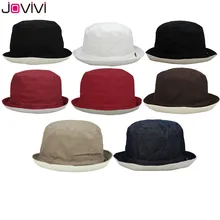 Jovivi новейшая Стильная хлопковая опракидывающая шляпа-ведро Boonie шляпа с широкими полями для рыбалки Повседневная простая Кепка имеет 8 цветов на выбор