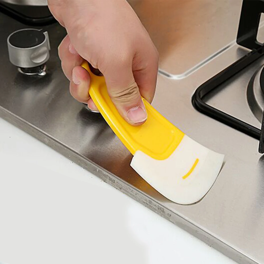 Pan Cleaning Scraper Silicone Kitchen Spatula Cake Baking Tool Pastry Spatulas Clean Pot