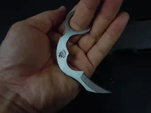 Специальная Форма D2 Коготь KARAMBIT Нож Круг Ручка Одной партии Формирования Охотничий Нож Фиксированным Лезвием Тактический Нож Выживания 1046 #