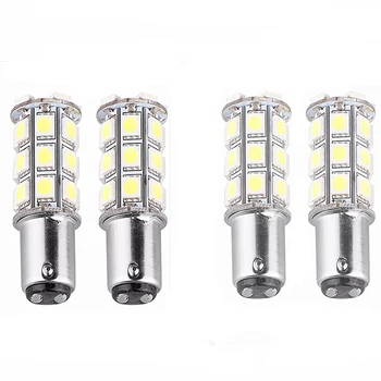 

4 x 1157 BAY15D P21/5W 5050 SMD 27 LED Auto Car Brake Tail Stop Light Lamp Bulb DC 12V Day Time Running light Headlight Lamps