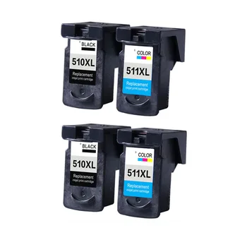 

4 PCS PG510 CL511 ink cartridge PG 510 CL 511 PG-510 CL-511 for Canon Pixma IP2700 MP240 MP250 MP260 MP270 MP280 MP480 MP490