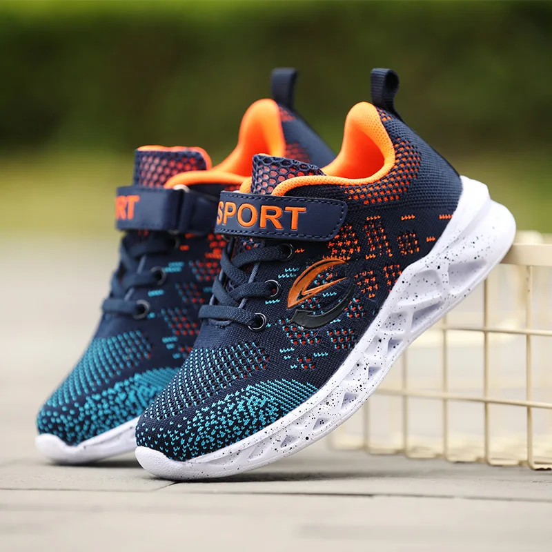 

28-39 Kids Boys Sport Shoes Running Shoes Children Breathable Mesh Shoes For Boys Sneakers
