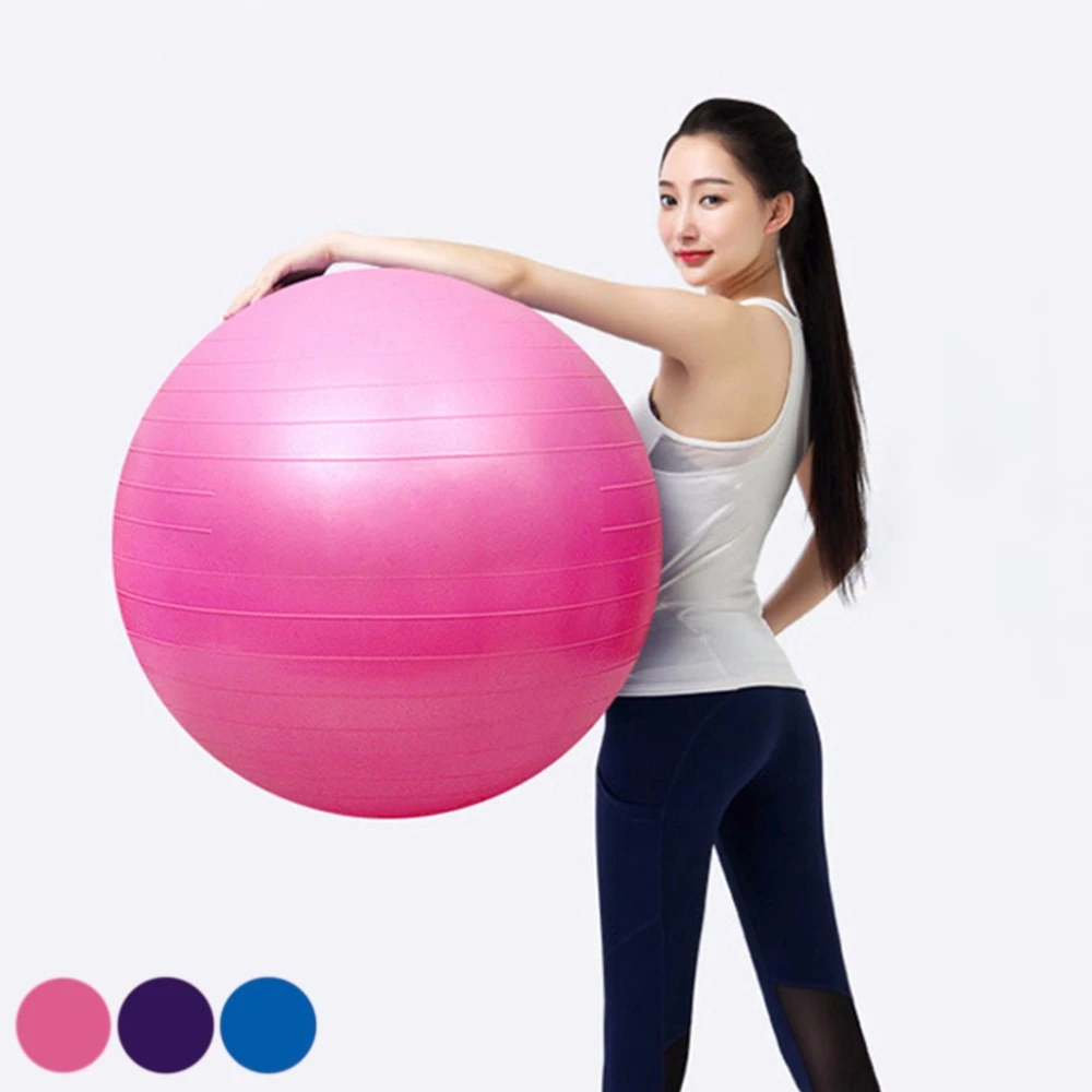 Yoga Ball Fitness Balle /épaissie Anti-d/éflagrant Anti-d/éflagrant Balance Enfant Enceinte Enfant Livraison Balle Sage-Femme Durable HXF Color : Gray, Size : 55cm