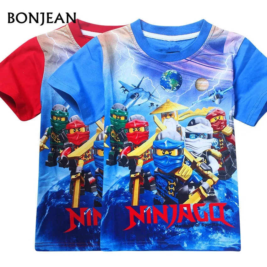 

Hot sales Summer Children's Clothing Kids Baby Girls T-Shirts Ninja Ninjago Cotton Cartoon T-Shirt Kids t-shirts 3-8y