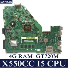 KEFU X550CC Laptop motherboard for ASUS A550C X550CL R510C Test original mainboard 4G RAM I5 CPU