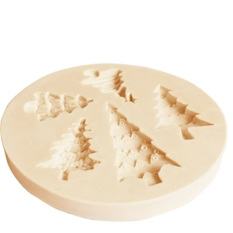 Aouke Рождественская елка серии силиконовые формы помадка торт плесень шоколадные конфеты глина плесень кухня инструменты для приготовления пищи J103