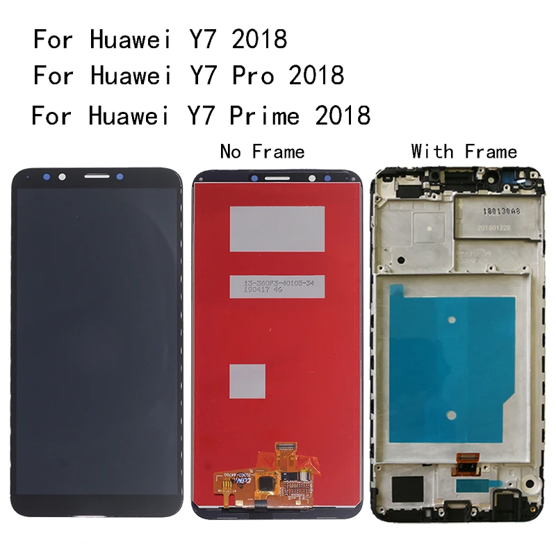 Продажа 6,0 дюймовый оригинальный для Huawei Y7 Prime 2018 ЖК дисплей сенсорный экран дигитайзер для Y7 2018 Y7 Pro 2018 ЖК экран Запчасти