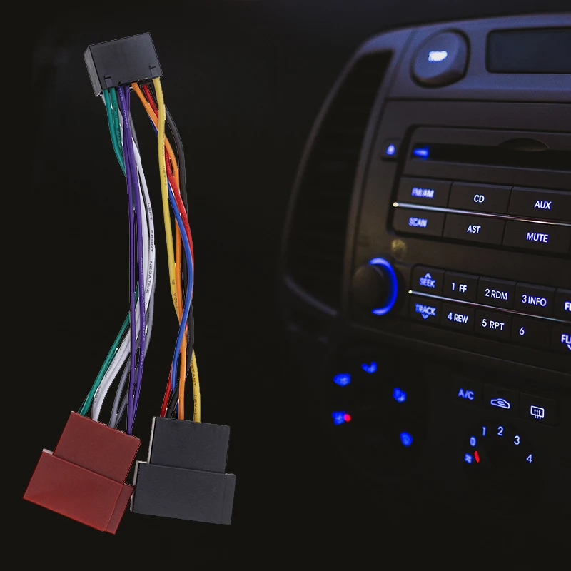 1 шт. адаптер для проводов Kenwood/javis автомобильный стереозвук радио стандартный 16