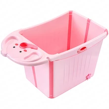 Складная детская ванночка большой новорожденный дети могут сидеть дома надувные взрослых ванна для ног Замачивание Ванна органайзер для хранения игрушек в ванну Замачивание ног