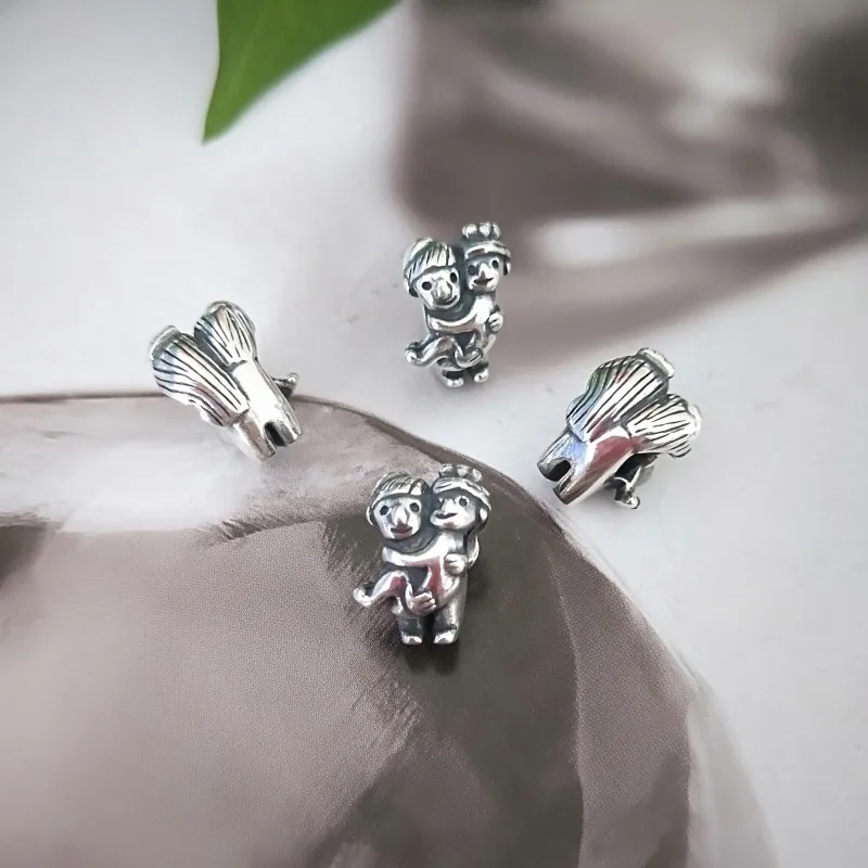 Newly Married Couple Newlyweds Charm Beads Fits Troll Authentic Bracelet Silver 925 Charms Sterling Silver Jewelry For Women (6)