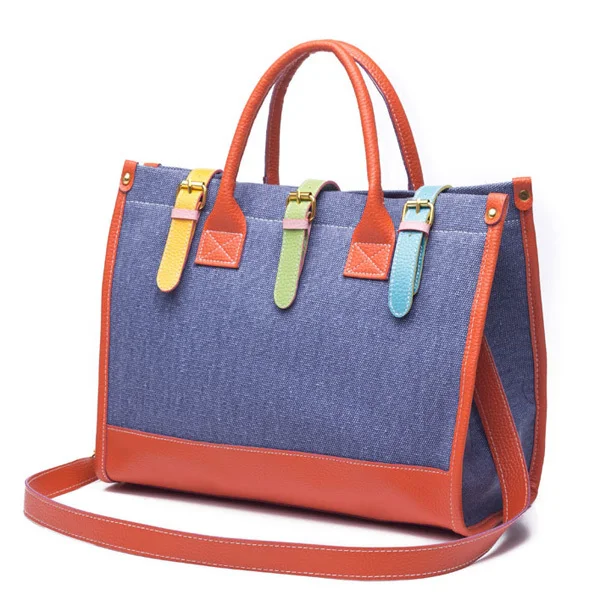 hotsale Canvas Panelled Women Furly Candy Designer Handbags High