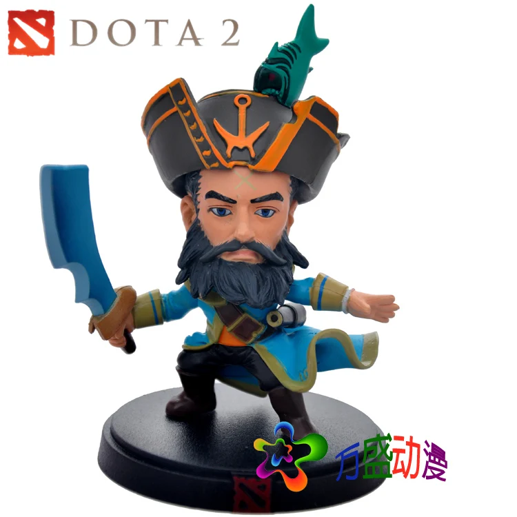  DOTA 2 Moba Game Figure Captain Kunkka Coco PVC Model Action Figures Defense of the Ancients Collec