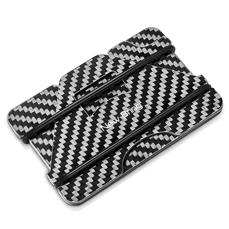 Carbon Fiber Credit Card Driver License Holder Business Cards ID Wallet With RFID Blocking Anti-thief Wallet Men wallet card holder card holder credit card holder card wallet