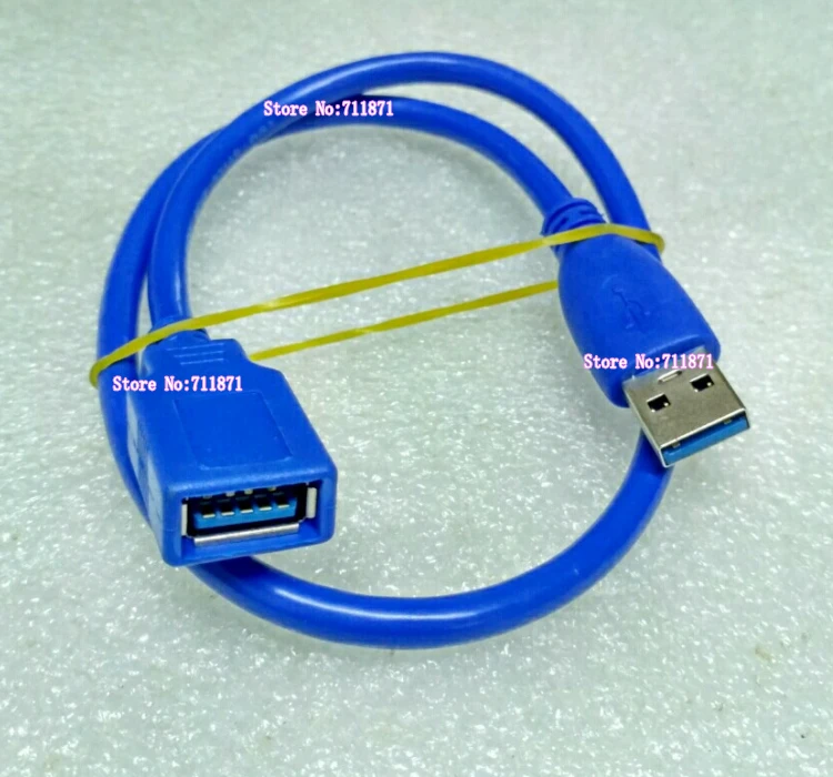 

0.5M Blue Male Female USB3.0 Extension cord 50cm Male to Female USB3.0 Lengthen Cable Line USB V3.0 USB3 M/F Cable Cord Wire