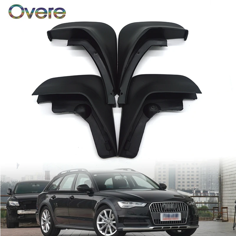 Overe автомобильные передние и задние брызговики для Audi A6 C6 2006 2007 2008 2009 2010 седан