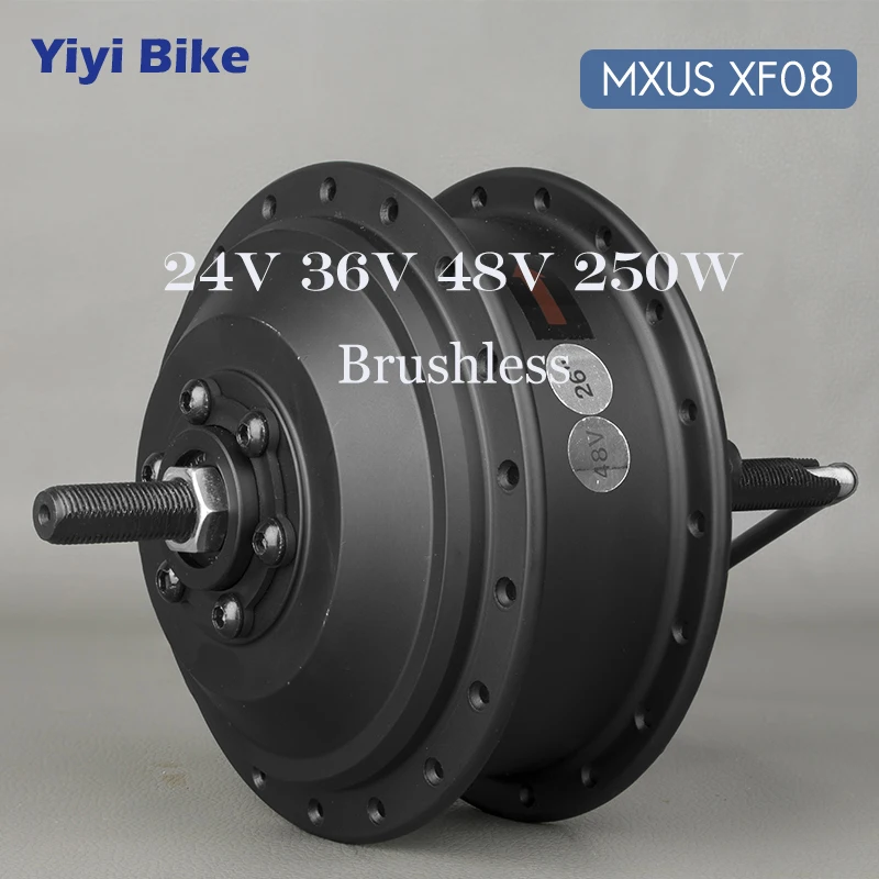 Бесщеточный мотор-редуктор MXUS 24 в 36 48 250 Вт BLDC для колеса 26 &quot28&quot комплект