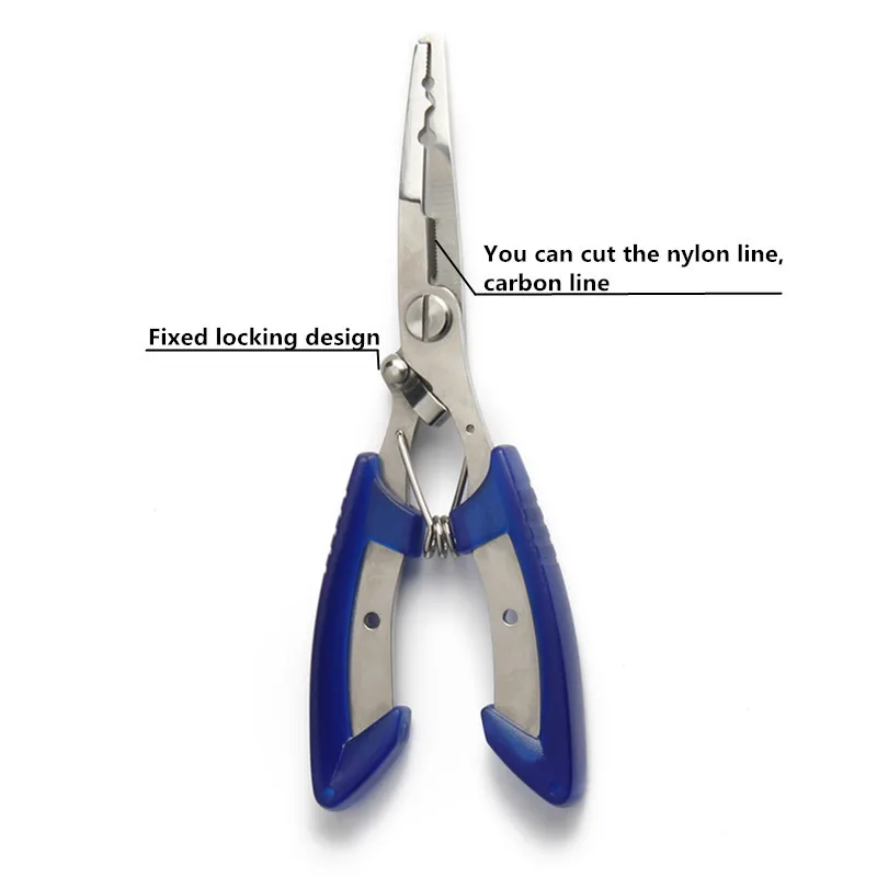 EVANX Fishing Pliers Multifunctional Pliers Stainless Steel Scissors Line Cutter Remove Hook Outdoor Fishing Tackle Hand Tools