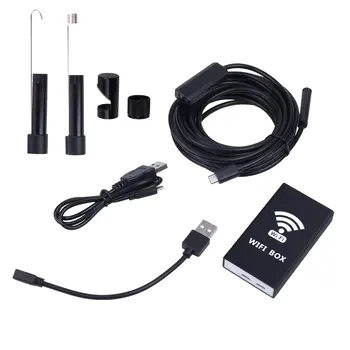 

Waterproof WiFi Endoscope Inspection Snake Inspection Camera Waterproof USB chargeable 5 M