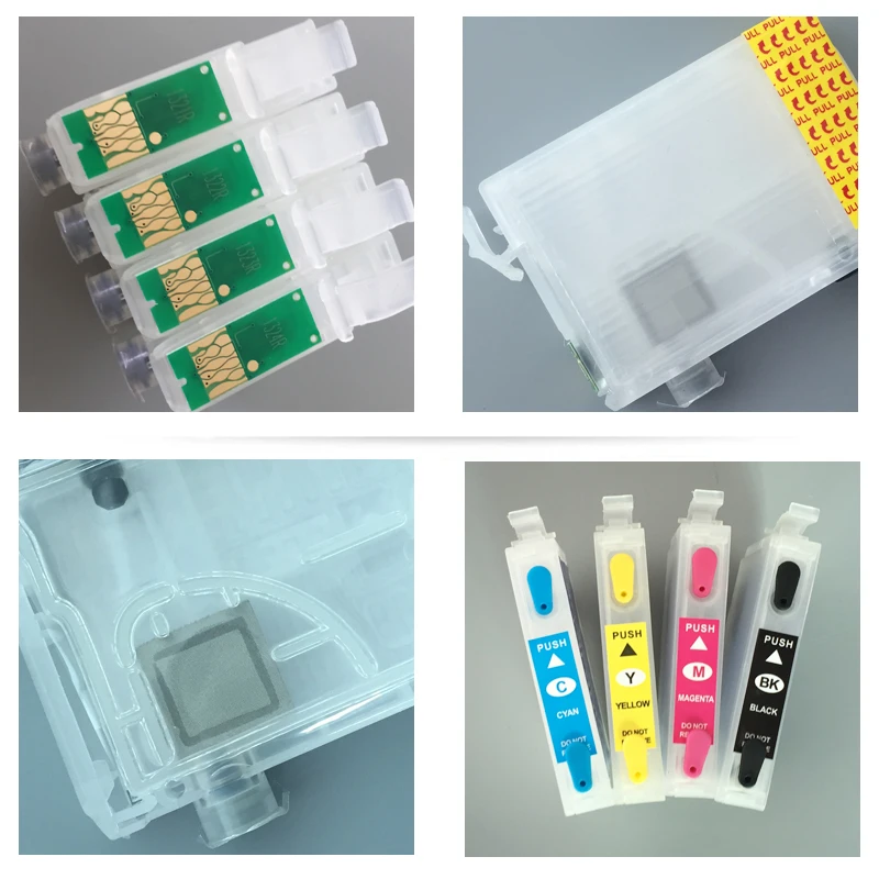 1 комплект заправляемые чернильные картриджи для Epson Stylus T26/T27/TX117/TX119/TX106/TX109/CX4300/C91 с