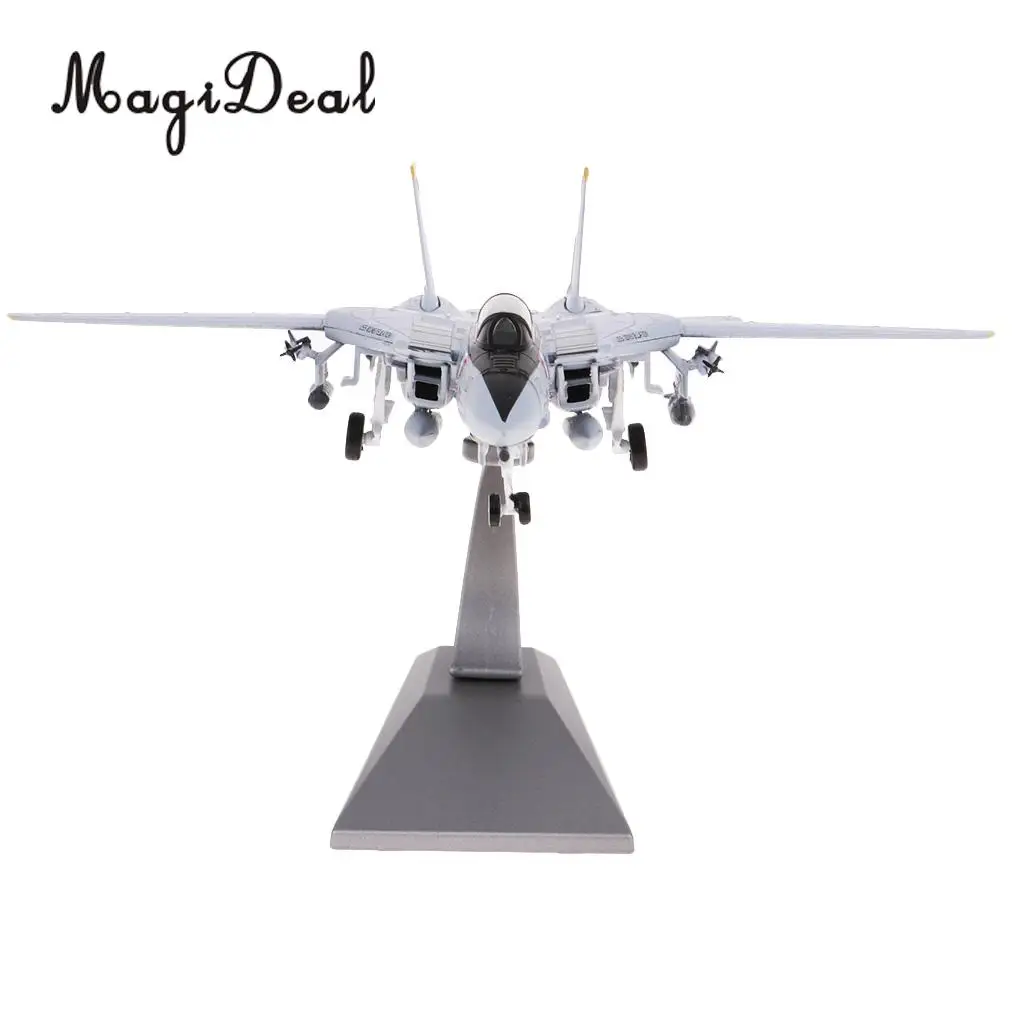 1/100 Alloy F-14 Tomcat Fighter American Military Plane Aeroplane Collection with Display Stand