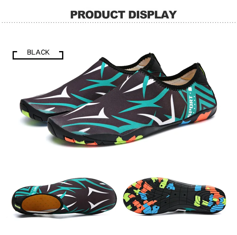 Clorts Summer Water Shoes Men Beach Sandals Upstream Aqua Shoes for Women (26)