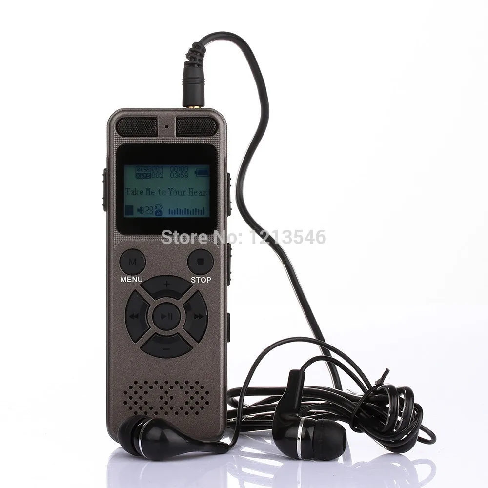 8GB Professional Audio Recorder Business Portable Digital Voice Recorder USB Support Multi-language,Tf Card to 64GB 8GB Professional Audio Recorder Business Portable Digital Voice Recorder USB Support Multi-language,Tf Card to 64GB