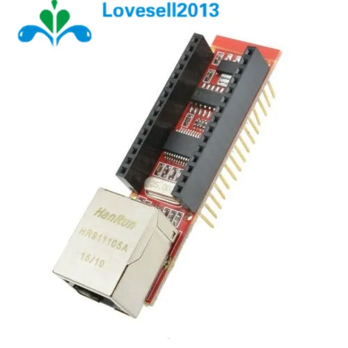 

Сетевой экран V1.0 ENC28J60 для Arduino микрочипа HR911105A RJ45 Nano V3, модуль платы Ethernet-сервера, 1 шт.