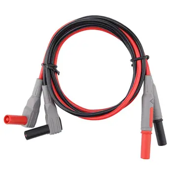

P1300D Electronic Digital Multimeter Test Leads With Crocodile Clips Replaceable Probe Tips Set