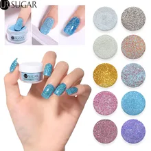 Ur Sugar 5 мл голографический блеск погружающийся порошок для ногтей пигмент пыль Dip порошок для ногтей натуральный сухой без лампы лечение украшения ногтей